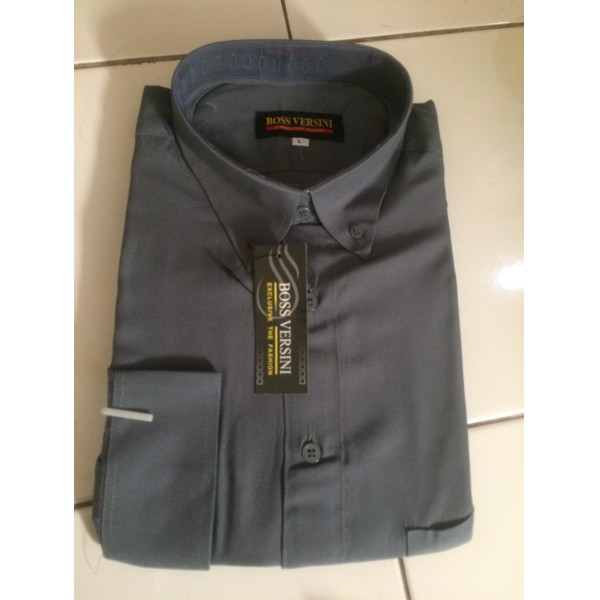 Kemeja Putih Lengan Panjang Boss Versini