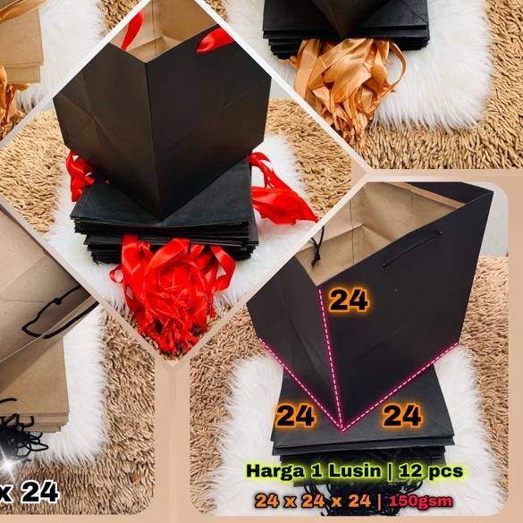 

✫ paper bag kotak bento paperbag nasi box tumpeng mini / LUSIN 21 x 22 ✬