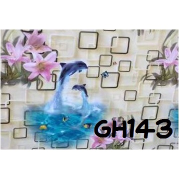 Wallpaper Dinding GH Ukuran 45cm x 10m Motif 3D Kotak-GH143
