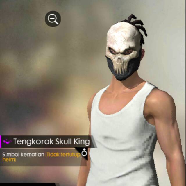 Topeng Skull King Mobster Rambut Champion Shopee Indonesia