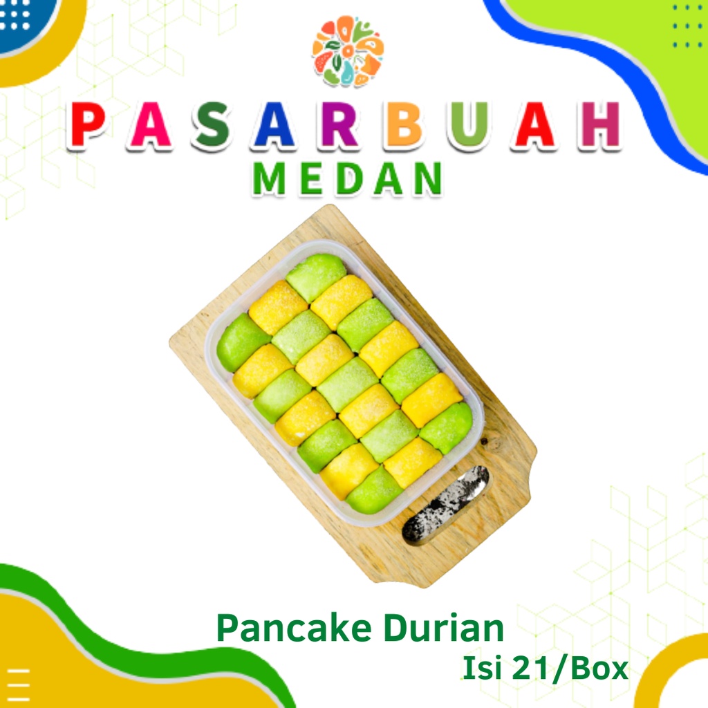 

Distributor PANCAKE DURIAN ISI 21 BOX - Pasar Buah Medan