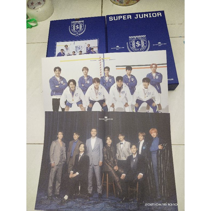 Super Junior Box dan Poster 2pcs SG 2021