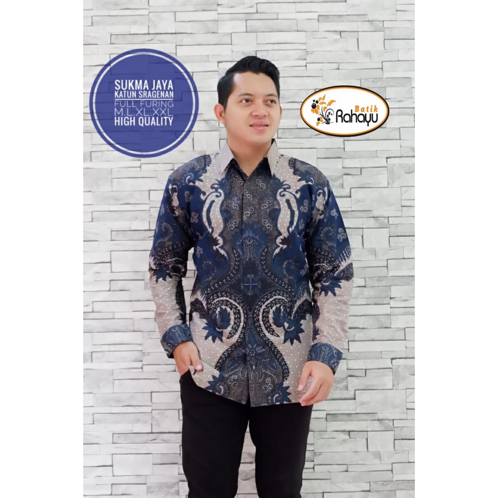 SUKMA JAYA RAHAYU KEMEJA BATIK PRIA SOLO LENGAN PANJANG LAPIS FURING PREMIUM SETYA LUHUR  MLIWIS MERAK SOGAN MLIWIS LASEM KOPI COKLAT MLIWIS LAWASAN PARANG LUHUR PEKSI TRUNTUM SETYO LUHUR PUTIH SETYO LUHUR BIRU PARANG LASEM ADI LUHUR SEKAR JAGAD TALANG