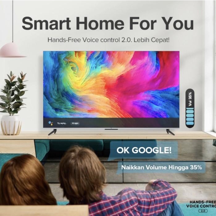 LED TCL 50A30 ANDROID 11 SMART TV 50inch 4K 50" A30 GOOGLE TV Bezelles