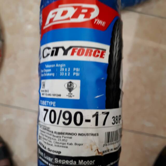 New FDR City Force uk. 70/90 - 17 (Tubetype)