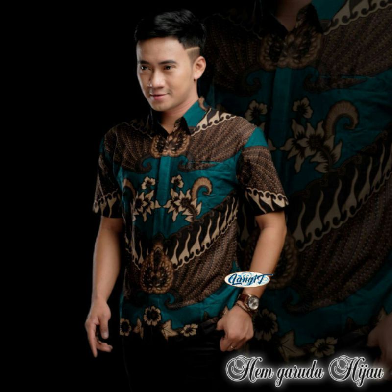 KEMEJA BATIK LENGAN PENDEK/ BAJU BATIK PRIA/ BATIK JUMBO