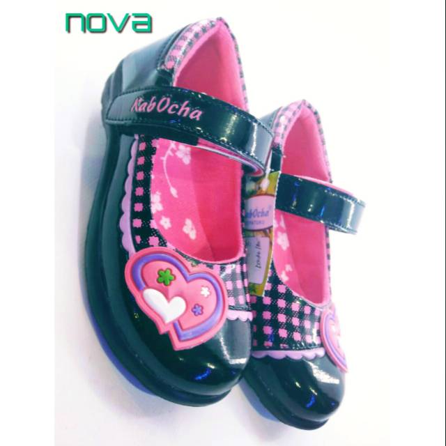 SEPATU PANTOFEL ANAK KARAKTER LOVE KABOCHA