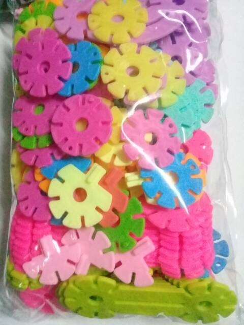 [Terbaru] Kreatif Block Puzzle Tazos 150pcs