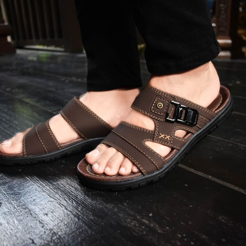 sandal pria model HTrick02 / sandal selop pria original