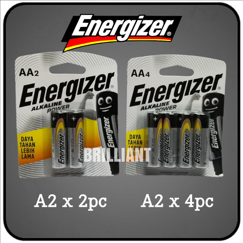 Baterai ENERGIZER Original - A2 AA / A3 AAA