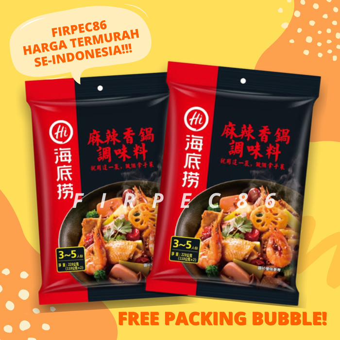 

Ready- Bumbu Haidilao Mala Pedas Kebas Stir Fry / Tumis / Goreng Instan