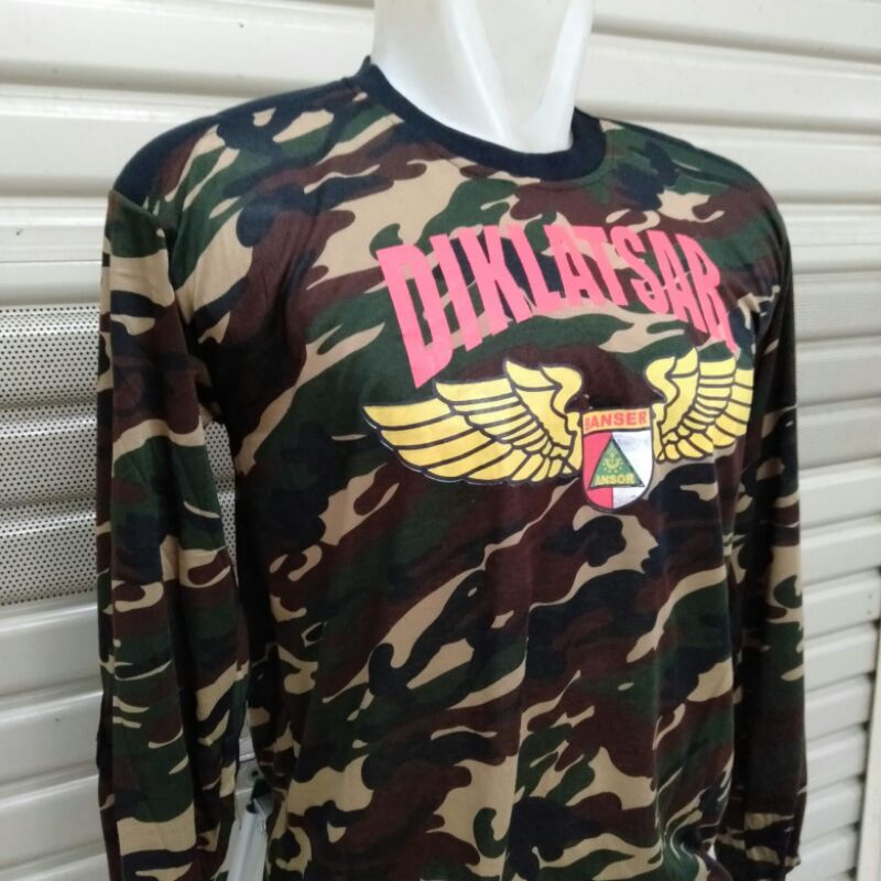 kaos loreng ormas banser