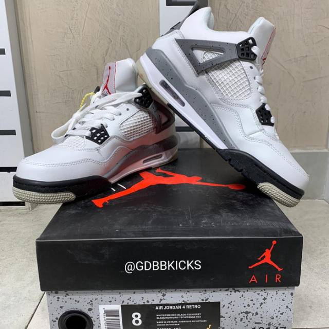 Nike Air Jordan 4 Retro OG White Cement 2016 BNIB PERFECT PAIRS