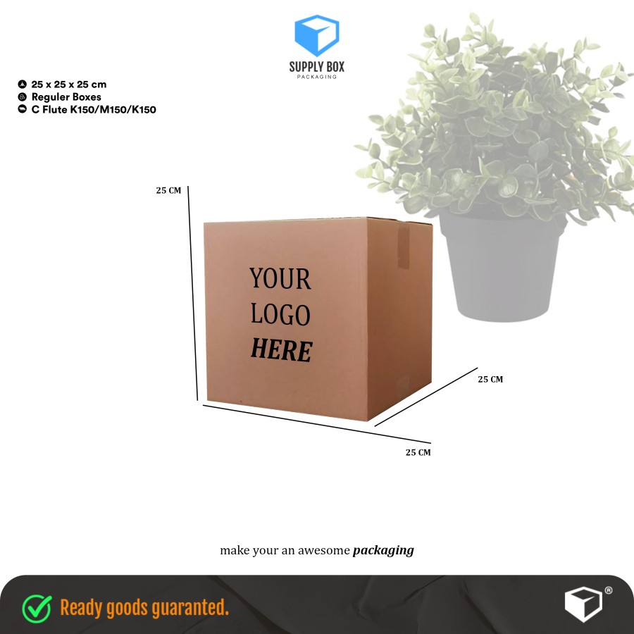 

KARDUS BOX PACKAGING PRINTING 25x25x25 cm | Kardus | Cardboard