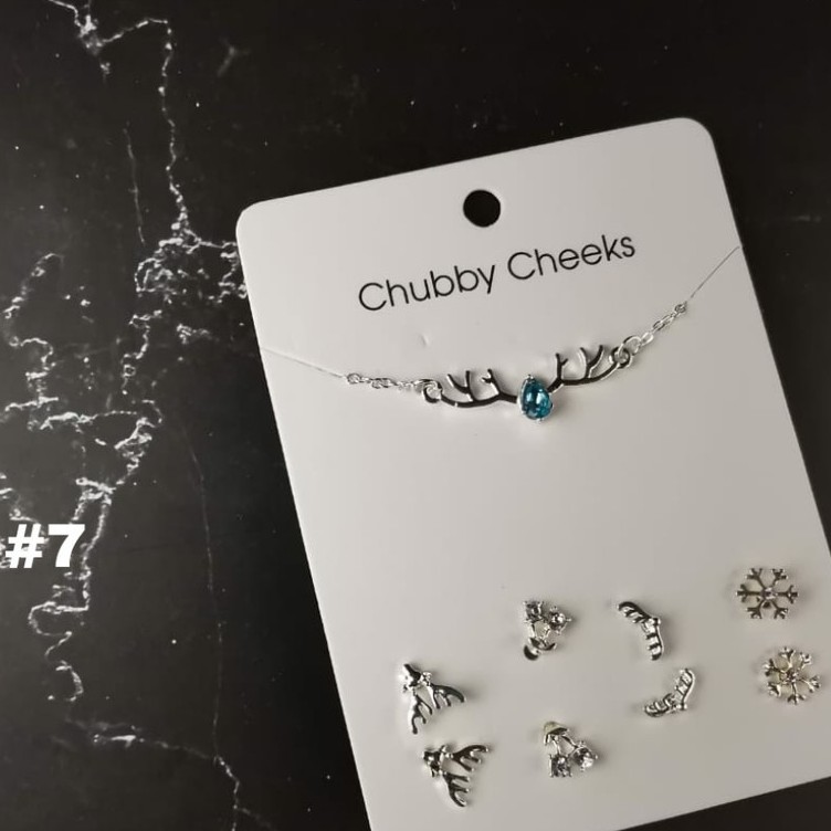 ➰CKK➰Kalung Anting Set FA05 Fashion Wanita Korea Aksesoris Murah-#7