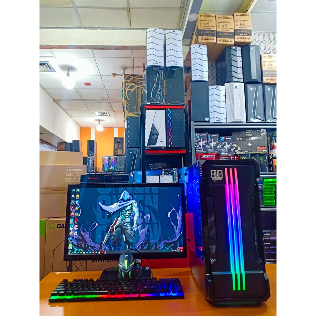 PC GAMING EDITING CORE I7/VGA GTX 750TI 4 GB/SSD/LED MONITOR 19 INCH