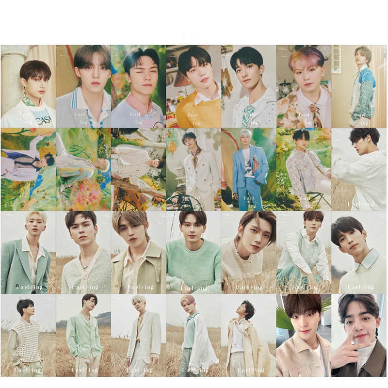 54pcs / Kotak Kartu Foto Album SEVENTEEN Darling LOMO