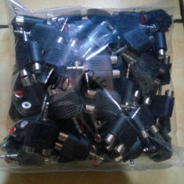 Jack Soket RCA/Jack Mini Stereo MP3 dan Speaker
