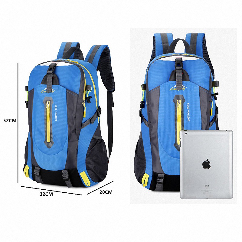 Mainland 40L Tas Ransel Pria untuk Camping/ Travel / Climbing/ Hiking Backpack Unisex Anti Air TR110