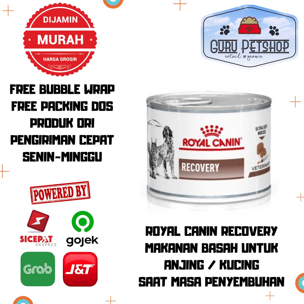 Royal Canin Recovery Makanan Basah Anjing/Kucing Untuk Masa Penyembuhan