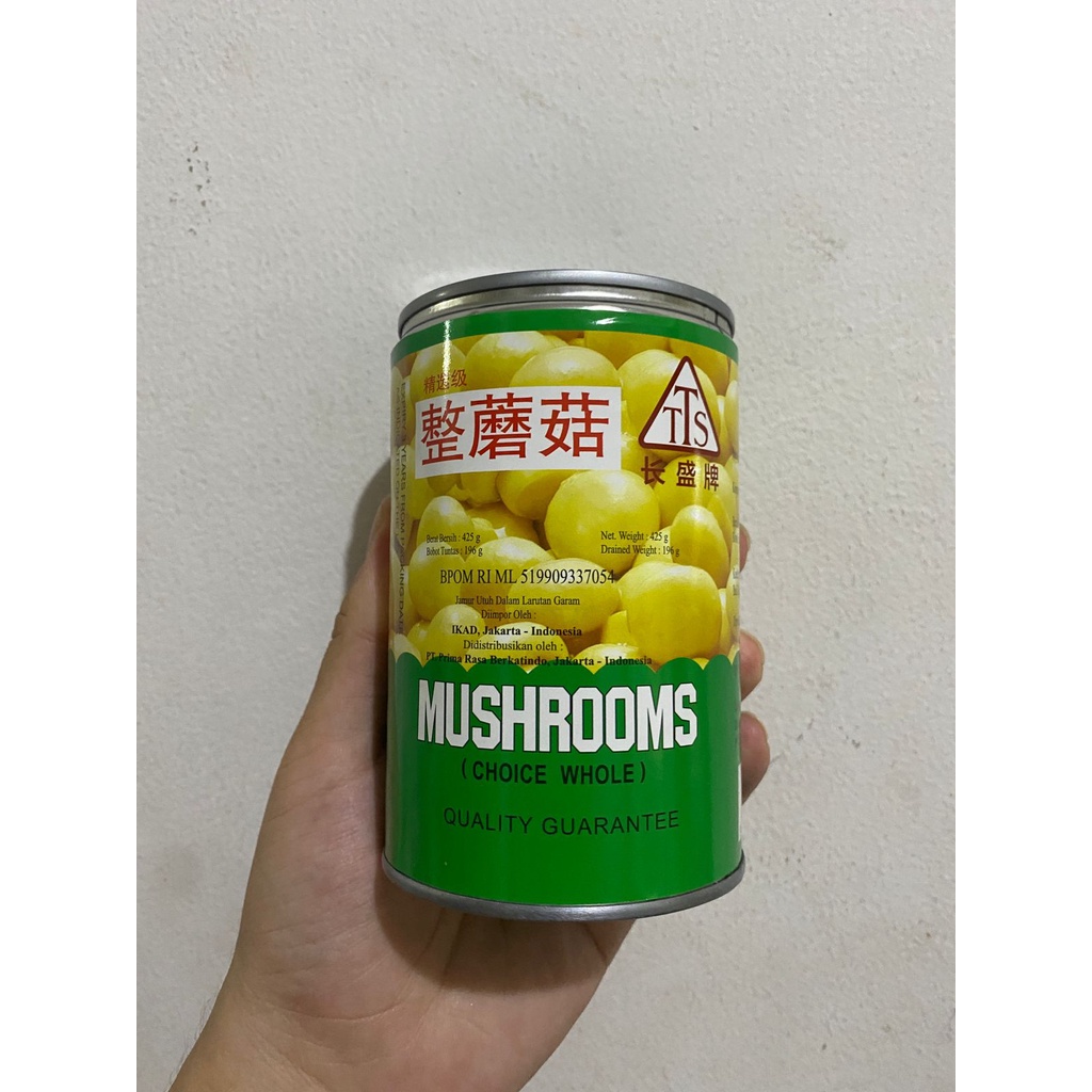 Jamur Kaleng Mushrooms TTS 425gr