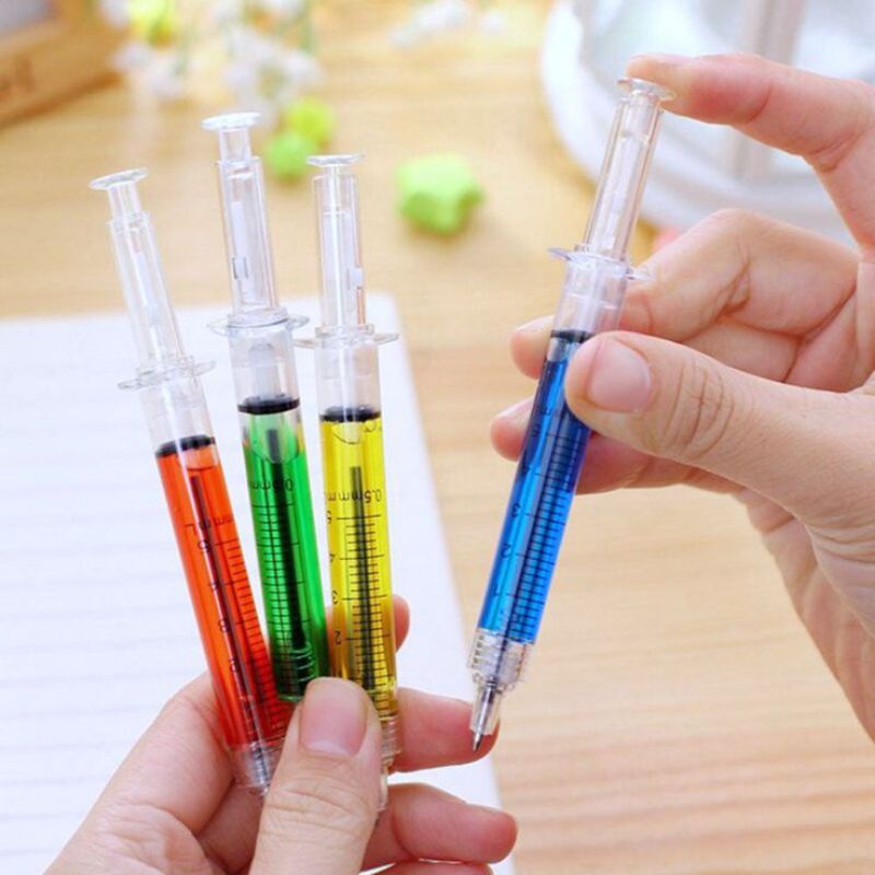 

Pulpen Jarum Suntik Lucu Korean Syringe Ballpoint Pen Souvenir