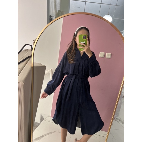 NABO - Oversized Dress Denim Jeans Navy