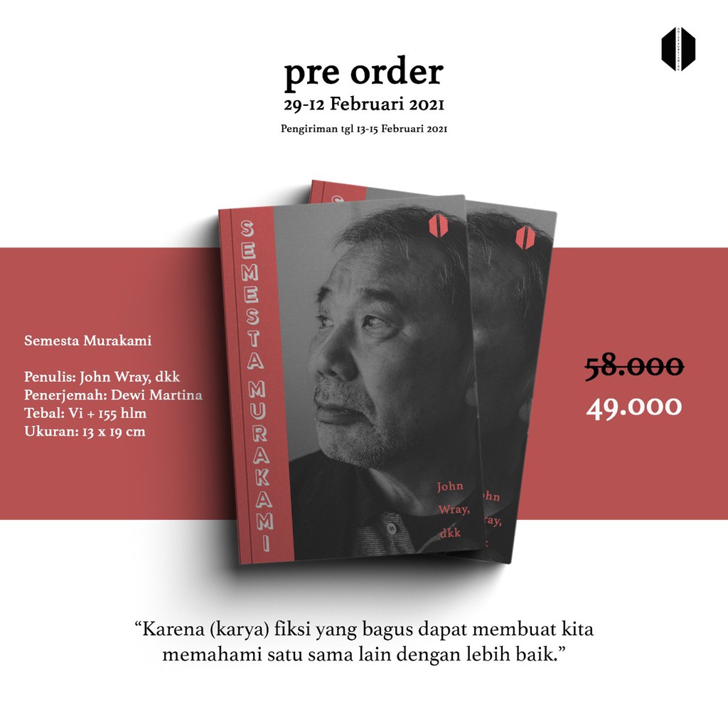 

Original Buku Semesta Murakami - John Wray, dkk - Odise Publishing