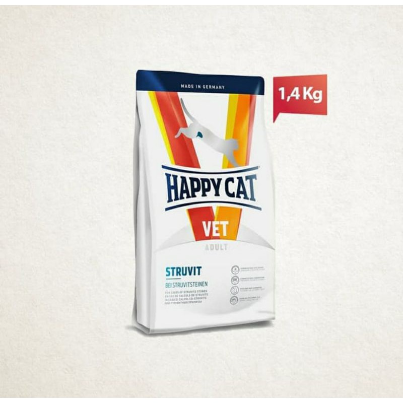 Happy Cat Vet Diet Struvit 1kg | makanan kucing untuk gangguan saluran kencing