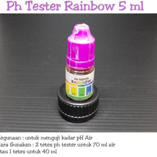 ➦ Ph tester Rainbow 5 ml / Ph Drop 5 ml Rainbow ♠