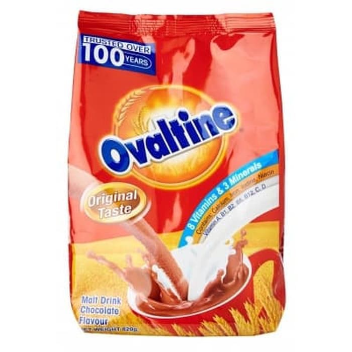 

#HANDCARRY Ovaltine Chocolate Malt Drink Refill 820g - UFOHCR2162