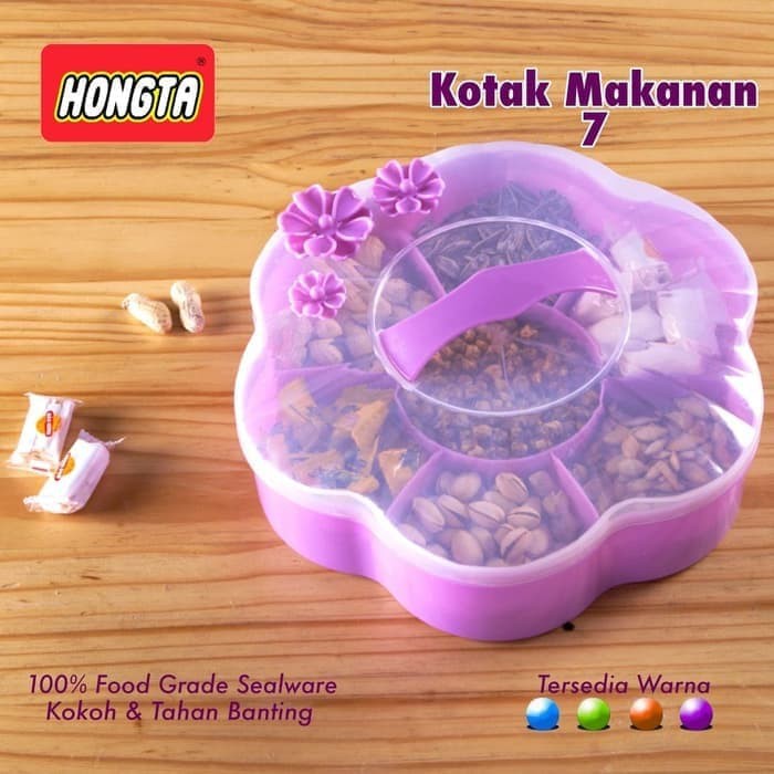 HONGTA - Kotak Makan KM 7 Hongta Cantik Banyak Warna Tahan Banting