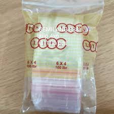 Plastik Klip uk 4x6 (100pcs), plastik obat, plastik zipper lock