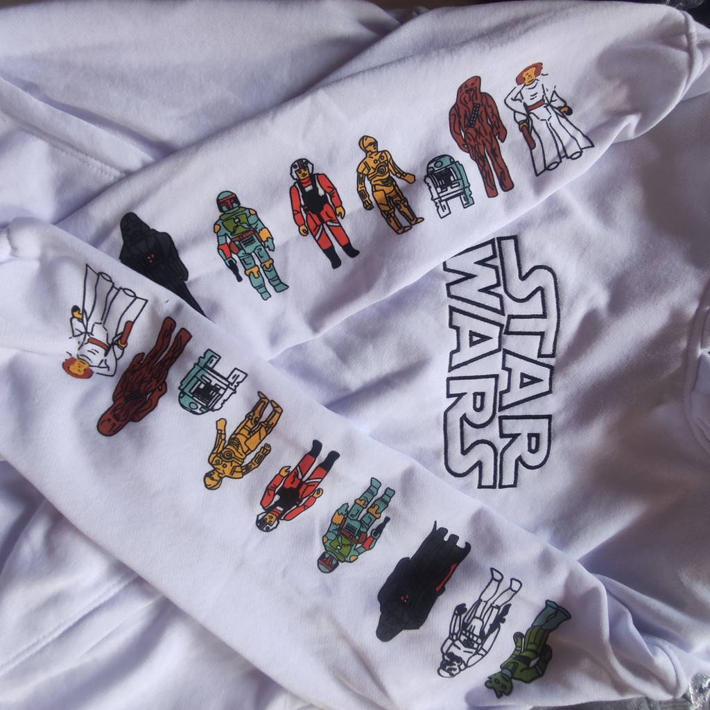 SWEATER HOODIE PULL BEAR STARWARS STAR WARS TERLARIS