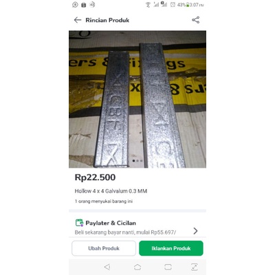 Hollo Galvalum Gipsum 2x4
