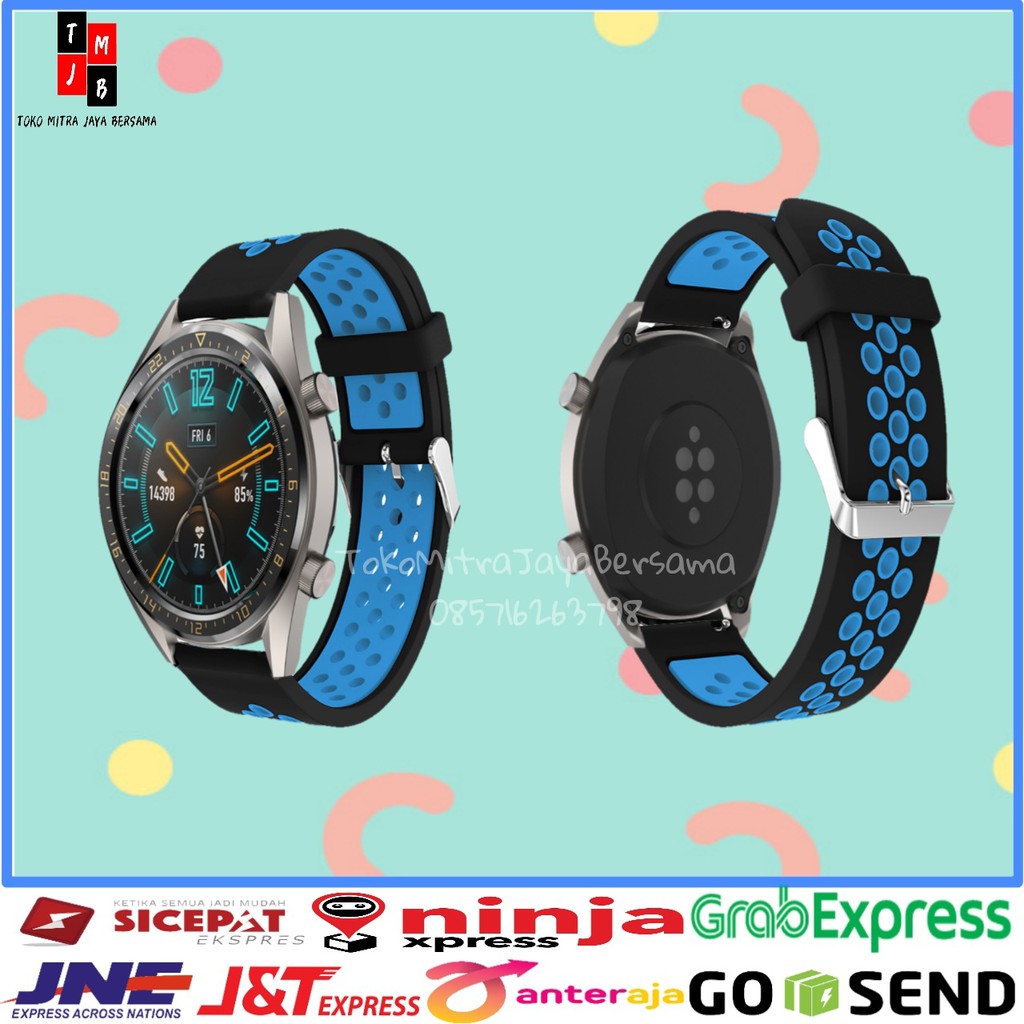 SPORT STRAP SILICONE HUAWEI HONOR MAGIC WATCH 22 MM TALI JAM TANGAN SILIKON