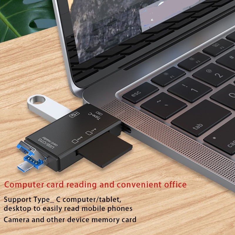 Card Reader Otg Usb 3.0 Multifungsi 6 In 1 Untuk Kamera