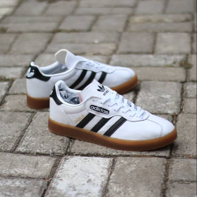 Adidas Gazelle Super white Black