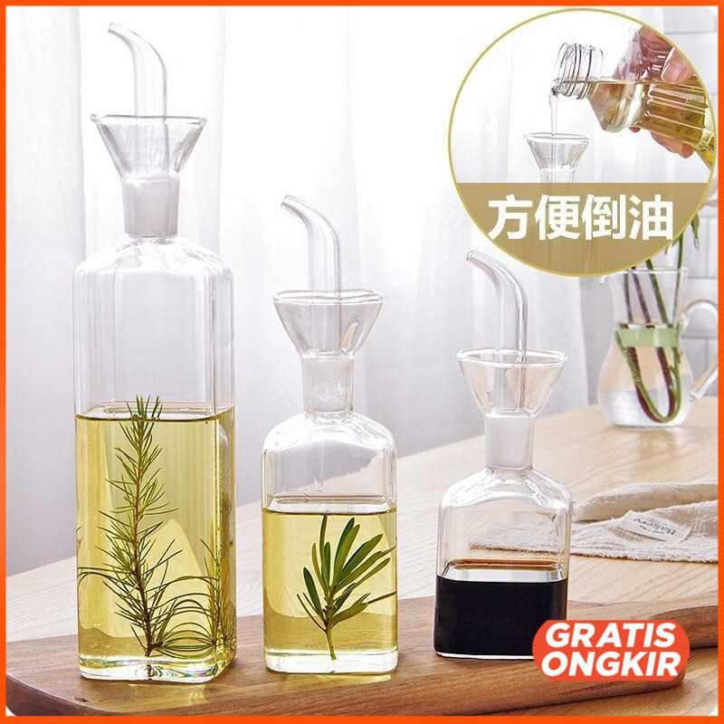 Botol Minyak Olive Oil Borosilicate Glass - EC200 500ml