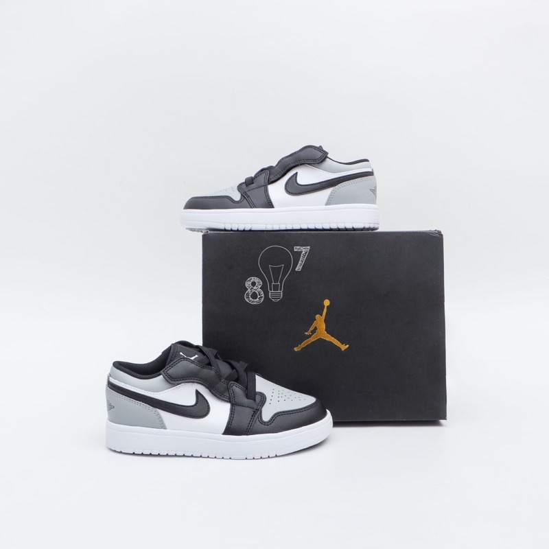 Air Jordan 1 Low Black Grey Kids