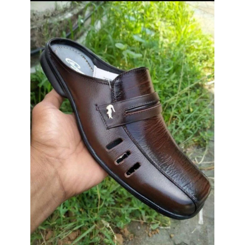 SEPATU KULIT PRIA SANDAL SLOP KULIT PRIA SEPATU BUSTONG SEPATU FORMAL
