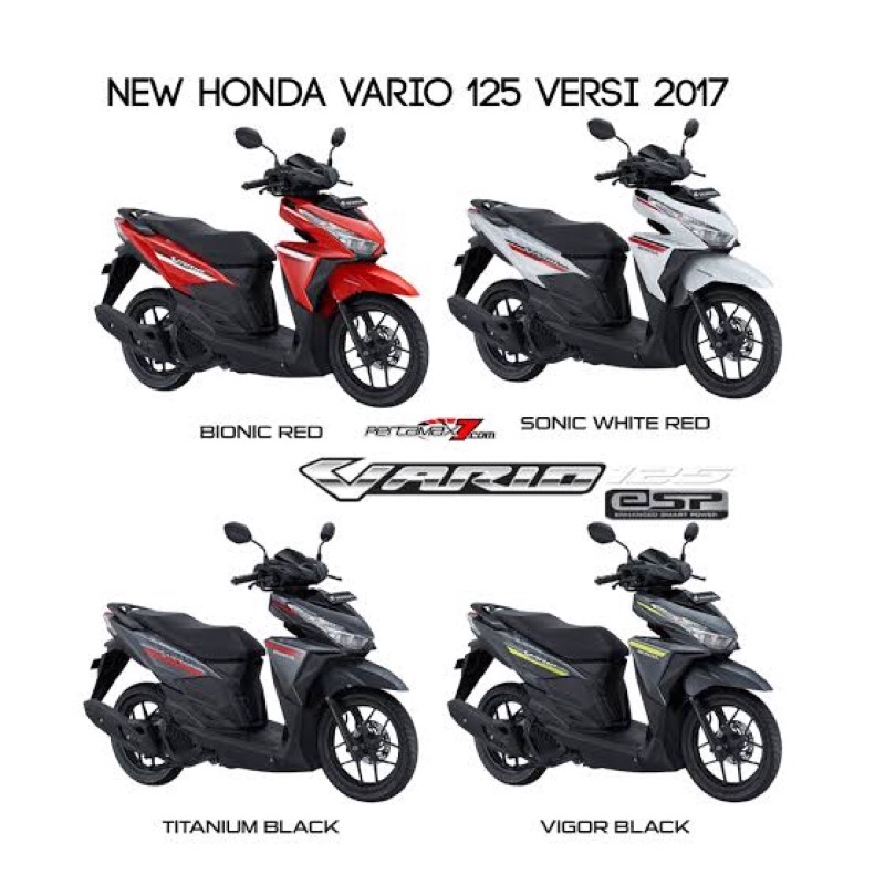 Stiker striping Vario 125 LED 2017