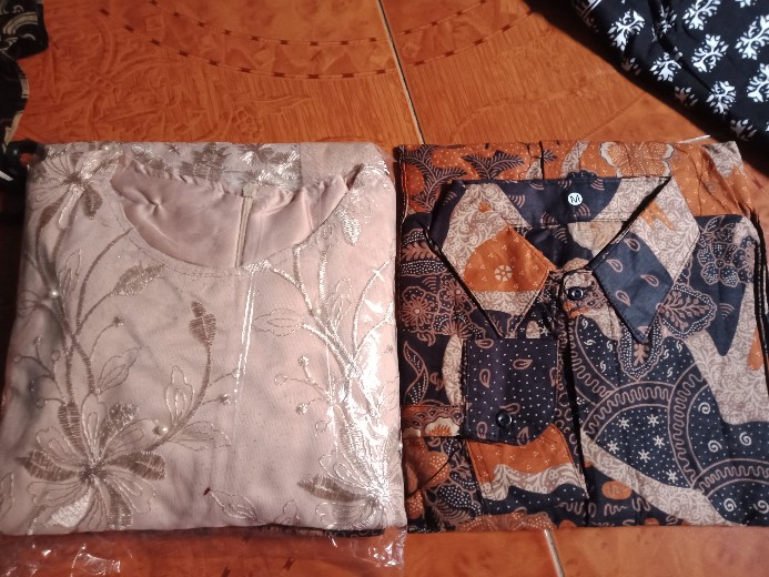 Batik Couple Kebaya Set Naira Series Tunangan Lamaran Wisuda Kondangan Kekinian 2021