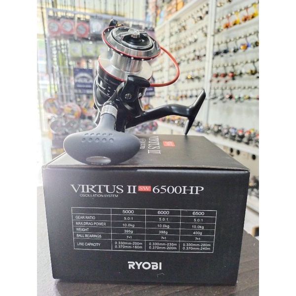 reel ryobi virtus II sw 6500 hp