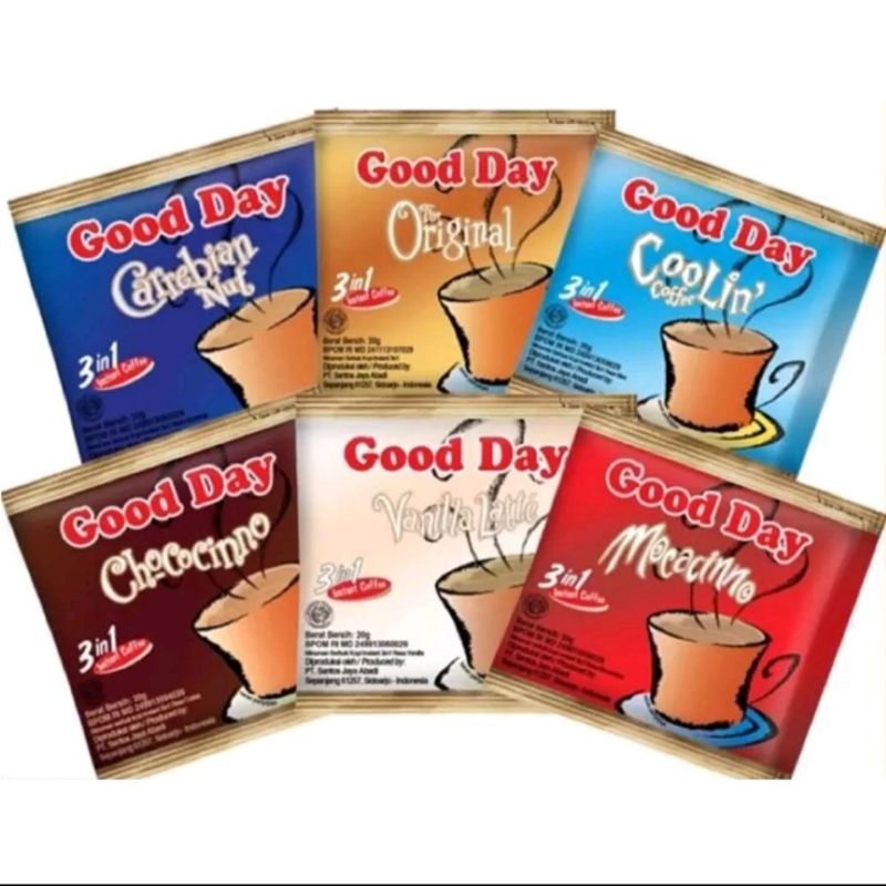 

[MINUMAN] GOOD DAY 3IN1 COFFE 20gr