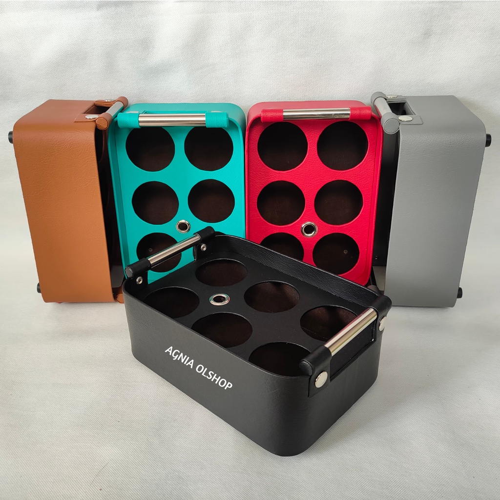 Tempat Air Mineral Gelas Isi 6 Cup Model Oval Wadah Aqua Gelas Plastik Keranjang Air Mineral Botol R