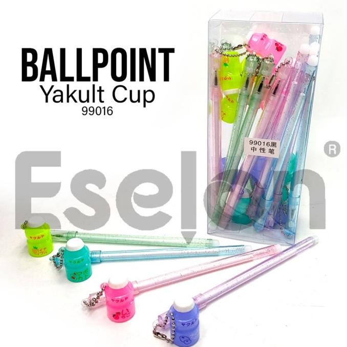 

monggo] 12pcs Pulpen Yakult 99016 / Pulpen gel fancy Yakult