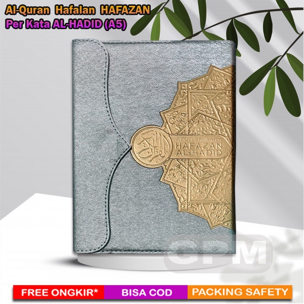 Al-Quran Hafalan Hafazan Al-Hadid| Per Kata | 8 Blok | Model Agenda | Uk. A5 (15x21cm)