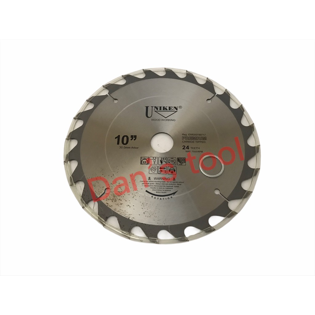 Mata Circular Wood 10 inch x 24 T / Circular Saw Blade / Potong Kayu