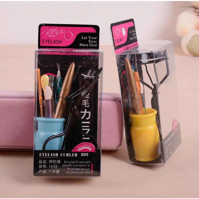 Penjepit Bulu Mata SET 6 IN 1 / Pelentik Bulu Mata / Alat Make Up / Eye Last 6in1